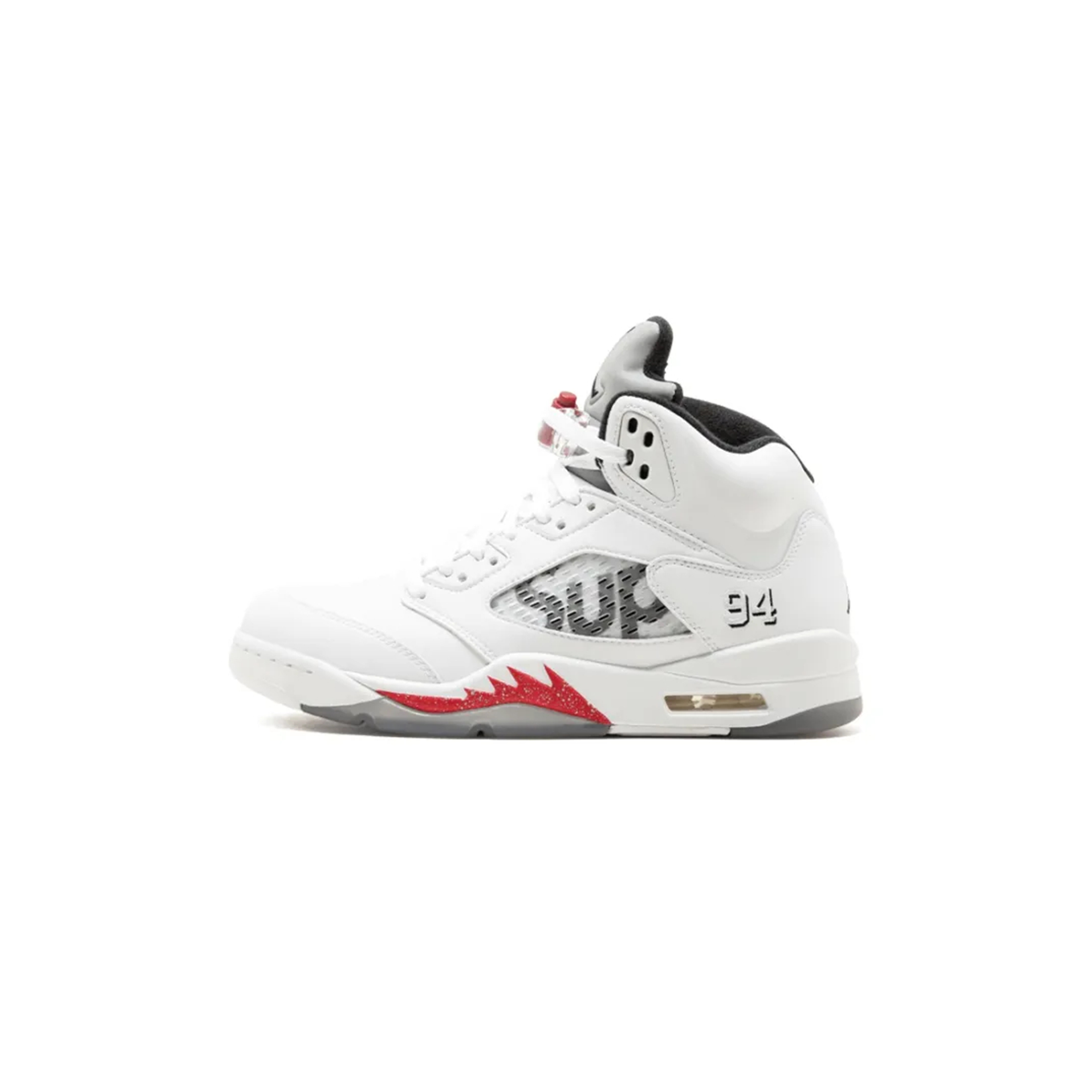 NIKE JORDAN 5 RETRO SUPREME WHITE 824371-101